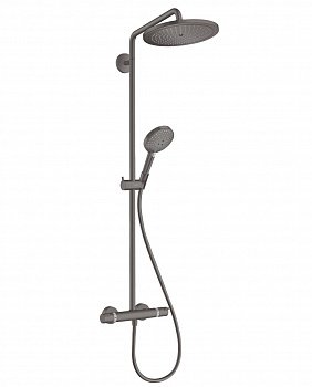 Душевая стойка Hansgrohe Croma Select S 26890340 хром черный шлифованный