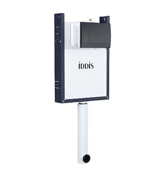 Бачок скрытого монтажа Iddis Optima Home OPH0MBCi32K клавиша смыва черный матовый