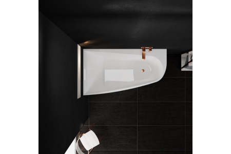 Ванна акриловая левосторонняя Vayer BOOMERANG Гл000010850, 150x90