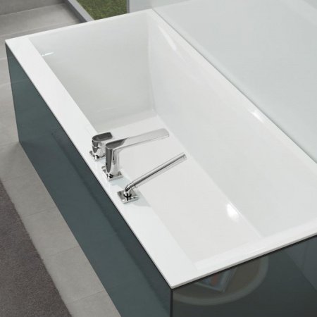 Квариловая ванна Villeroy & Boch Squaro Edge 12 UBQ180SQE2DV-01 alpin