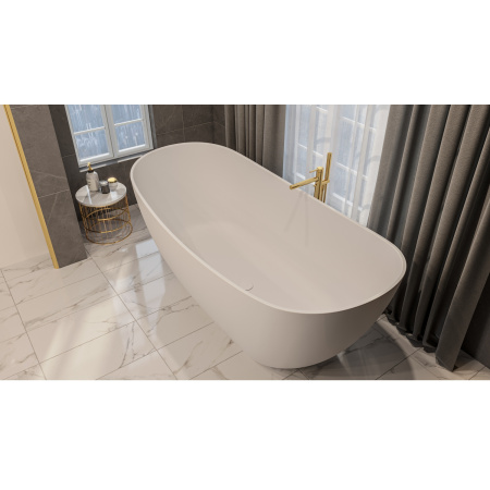 Ванна WHITECROSS Onyx C 160x75 (белый мат) иск. камень