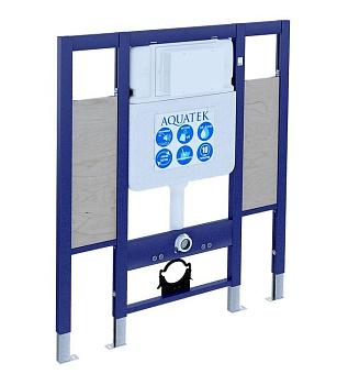 Инсталляция для унитаза Aquatek INS-0000015 для лиц с ограниченными возможностями/установки поручней и опор (с комплектом крепежа)