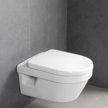 Унитаз подвесной безободковый Villeroy & Boch Architectura Pack 5684HR01 с сиденьем микролифт