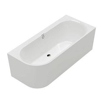 Квариловая ванна Villeroy & Boch Oberon 2.1 180х80 UBQ180OBN9CR00VD-01 белая, установка в правый угол