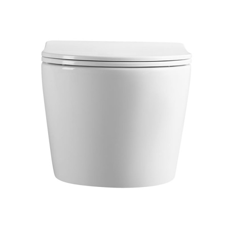 Унитаз подвесной безободковый Vincea Cute VT1-24 белый, с сиденьем микролифт