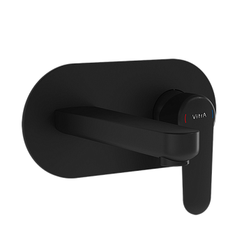 Смеситель для раковины Vitra Root Round A4272136EXP черный матовый