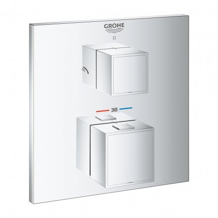 Термостат для душа Grohe Grohtherm Cube 24154000 хром