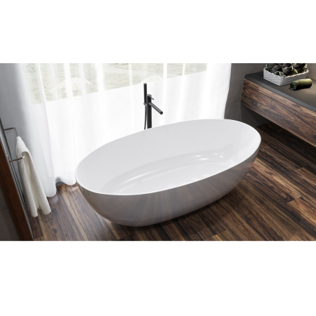 Ванна WHITECROSS Diamond 170x87 (белый глянец) иск. камень