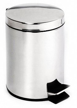 Ведро для мусора Bemeta Trend-i 104315092 Хром/Черный