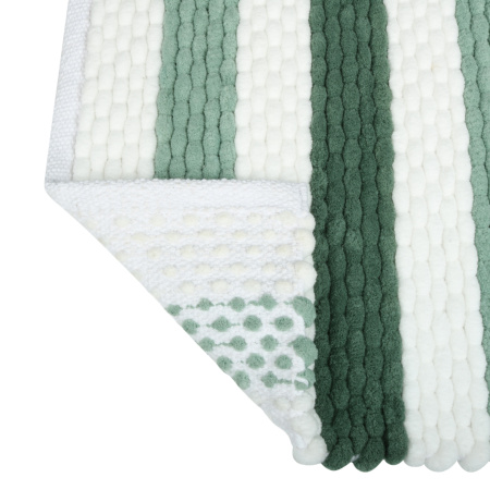 Коврик для ванной 1-ый Fixsen AMBER, FX-8040Y, mix (зеленый+св.зеленый+белый), 50х80см