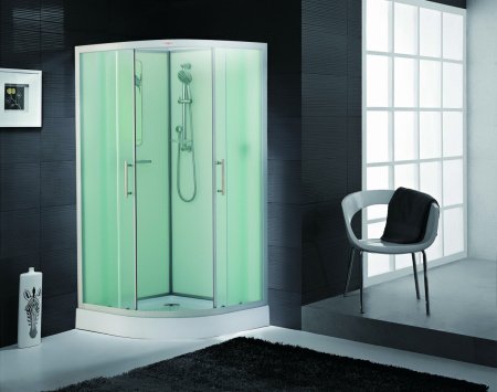 Душевая кабина Esbano ESKB80C 80x80x210см, профиль хром матовый, стекло рифленое