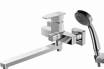 Смеситель универсальный Bravat Riffle F672106C-L хром
