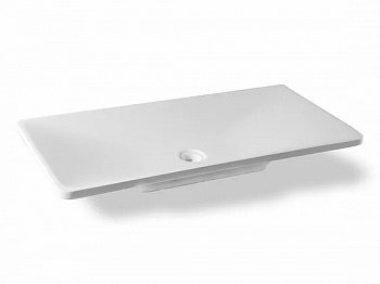 Раковина накладная 74см MonteBianco Stelvio Uno 12202 белый матовый