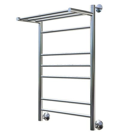 Полотенцесушитель водяной Тругор Аспект серия 3 80х40 хром, с полкой