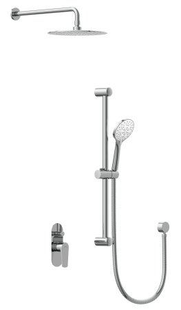 Встраиваемая душевая система со смесителем Cersanit MODUO 64087 хром