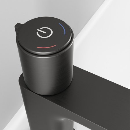 Смеситель для раковины IDDIS Slide SLIGMBTi01 графит матовый