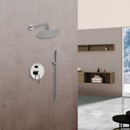 Встраиваемая душевая система со смесителем Vincea Desire VSFW-1D1CH хром