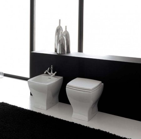 Биде напольное ArtCeram Jazz JZB002 белое