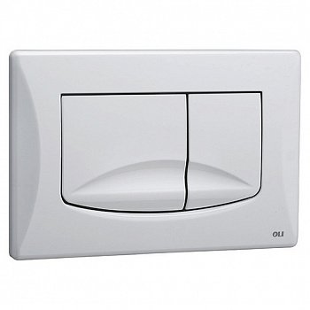 Кнопка смыва для унитазов OLI RIVER DUAL 638501 белый