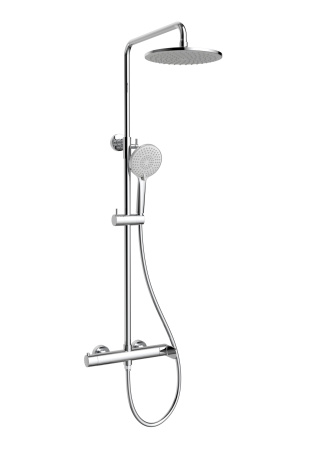 Душевая стойка со смесителем Vincea Rondo VSFS-1R0CH хром