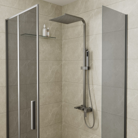 Душевая система D&K Bayern.Liszt DA1513706A04, серый графит