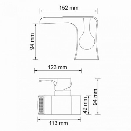 Смеситель для раковины WasserKraft Berkel 4869 хром