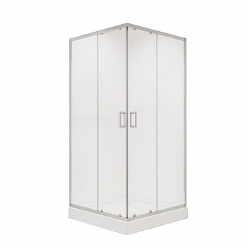Душевой угол Niagara NG- 6609-08 100x100x190 профиль хром, стекло прозрачное