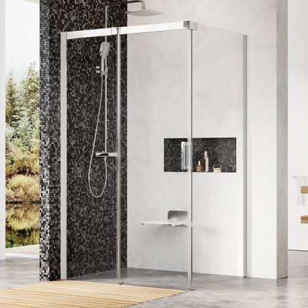 Душевой угол Ravak Matrix MSDPS 120x90x195 профиль хром блестящий, стекло прозрачное, левый