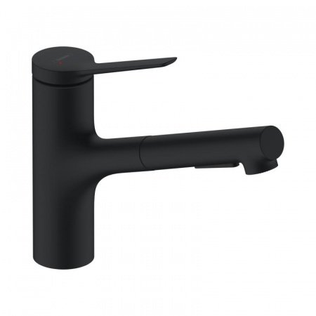 Смеситель для кухни Hansgrohe Zesis M33 74800670 черный матовый