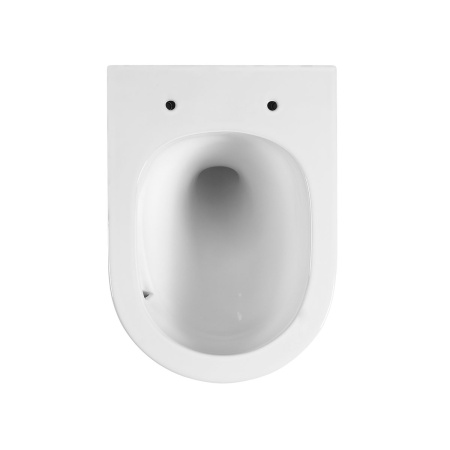 Унитаз подвесной безободковый Vincea One VT1-29 белый, с сиденьем микролифт