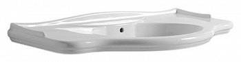 Раковина встраиваемая сверху 110см Azzurra Giunone GIU200110/ALZAbi*1 белый