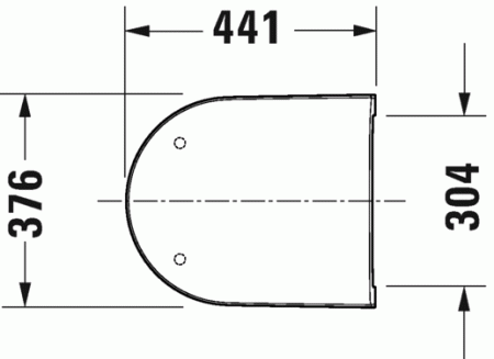 Сиденье для унитаза стандартное Duravit D-Neo 0021610000, белое