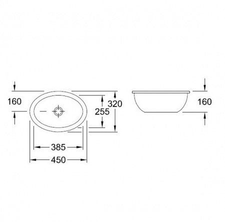Раковина Villeroy & Boch Loop & Friends 6161 00 01 alpin