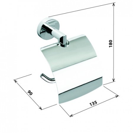 Держатель для туалетной бумаги Bemeta Omega 104212012 Глянец