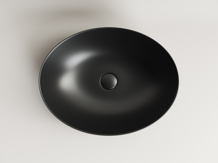 Раковина накладная 52см Ceramica Nova Element CN6017MB черный матовый
