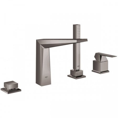Смеситель для ванны с душем Grohe Allure Brilliant 19787A01 темный графит