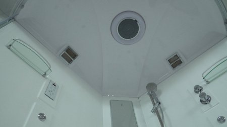 Душевая кабина Timo Lux Т-7735 F 135x135x220 профиль хром глянцевый, стекло рифленое