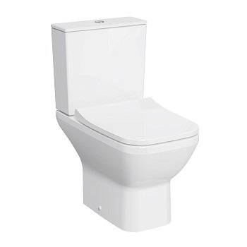 Унитаз-компакт Vitra Integra Square 9833B003-7205 с бачком и сиденьем микролифт
