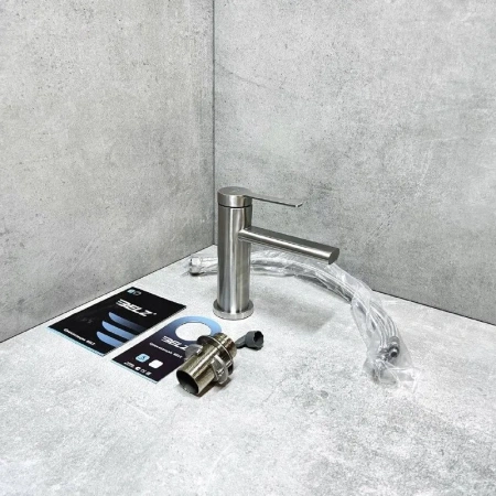 Смеситель для раковины BELZ B10813-1, сатин