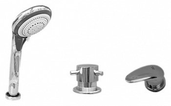 Смеситель на борт ванны Rav Slezak Dunaj D464.5/NP1/570 хром; маленькая пробка