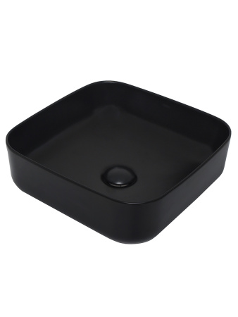 Раковина накладная 39см AQUAme AQM5011MB черный матовый