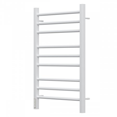 Полотенцесушитель электрический Point PN70758W П9 500x800, диммер слева, белый