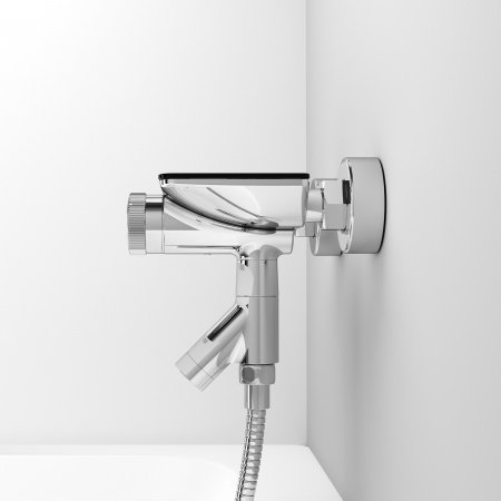 Смеситель для ванны с душем IDDIS Shelfy SHESBBTi02WA хром глянцевый