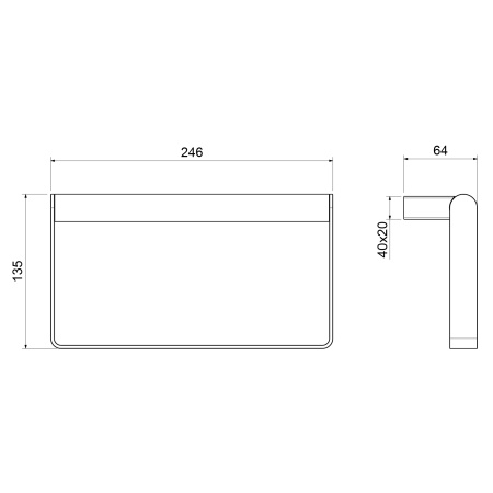 Полотенцедержатель-кольцо Timo Luiro 18550/00 хром