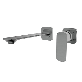 Смеситель для раковины AQUAme Monza AQM6315GM вороненая сталь