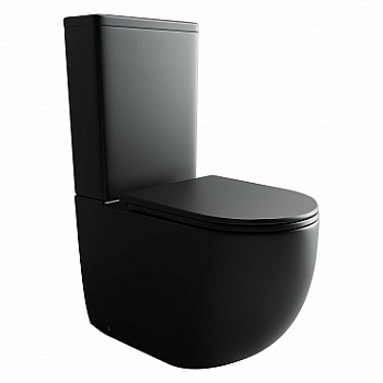 Унитаз напольный напольный Ceramica Nova Metropol CN4001MB черный матовый