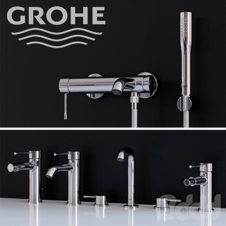 Смеситель для ванны Grohe Essence 33628001 хром