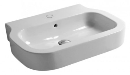 Раковина подвесная 75см Azzurra Glaze GLZ275M/SOSPbi*1 белый