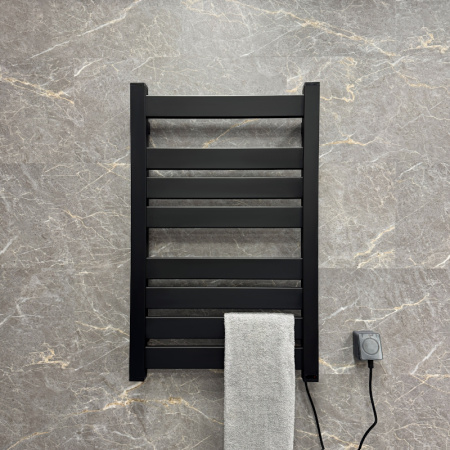 Полотенцесушитель электрический Fixsen HI-TECH 800х500 FX-7500B, черный