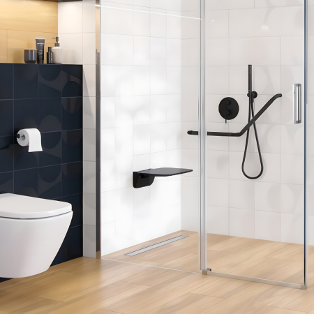 Душевой лоток EXCELLENT Stilio 80 см. решетка декоративная (хром)